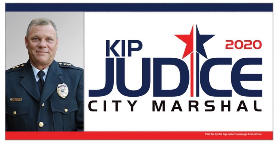 Kip Judice for City Marshal logo