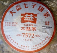 7572, 1601 from Menghai Tea Factory