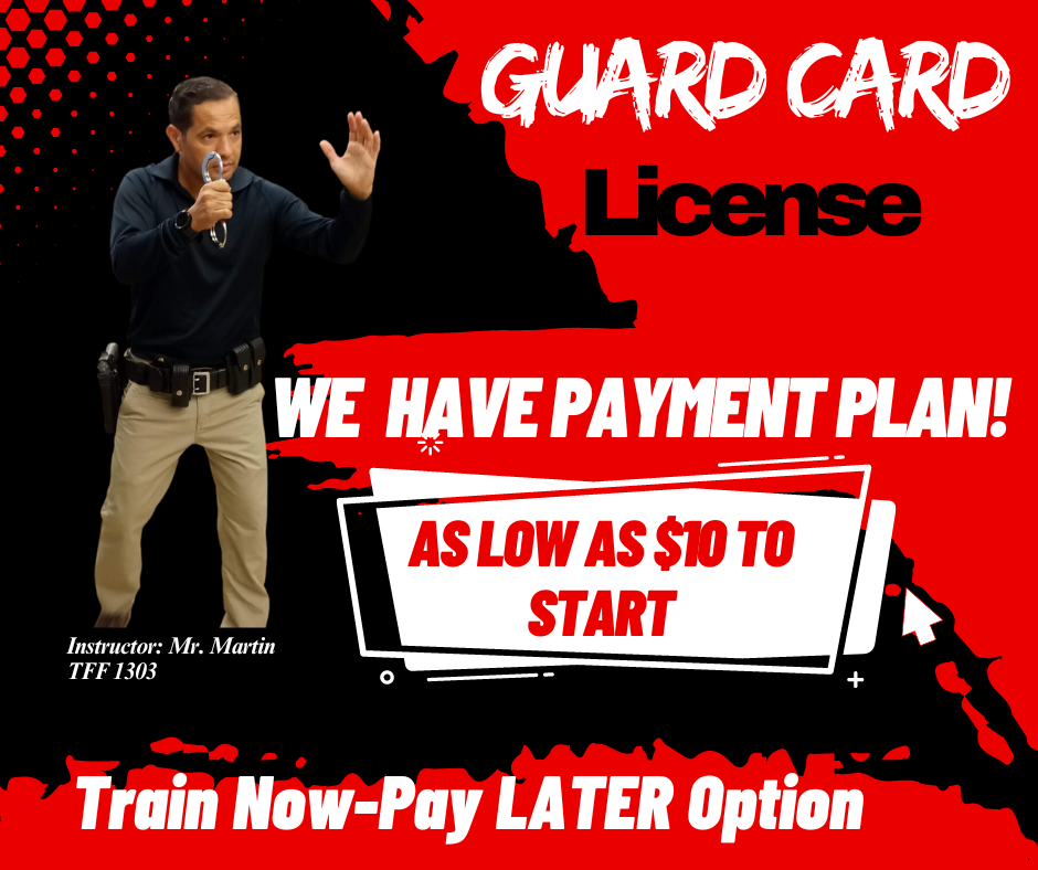 Online California Guard Card Public Safety Institute