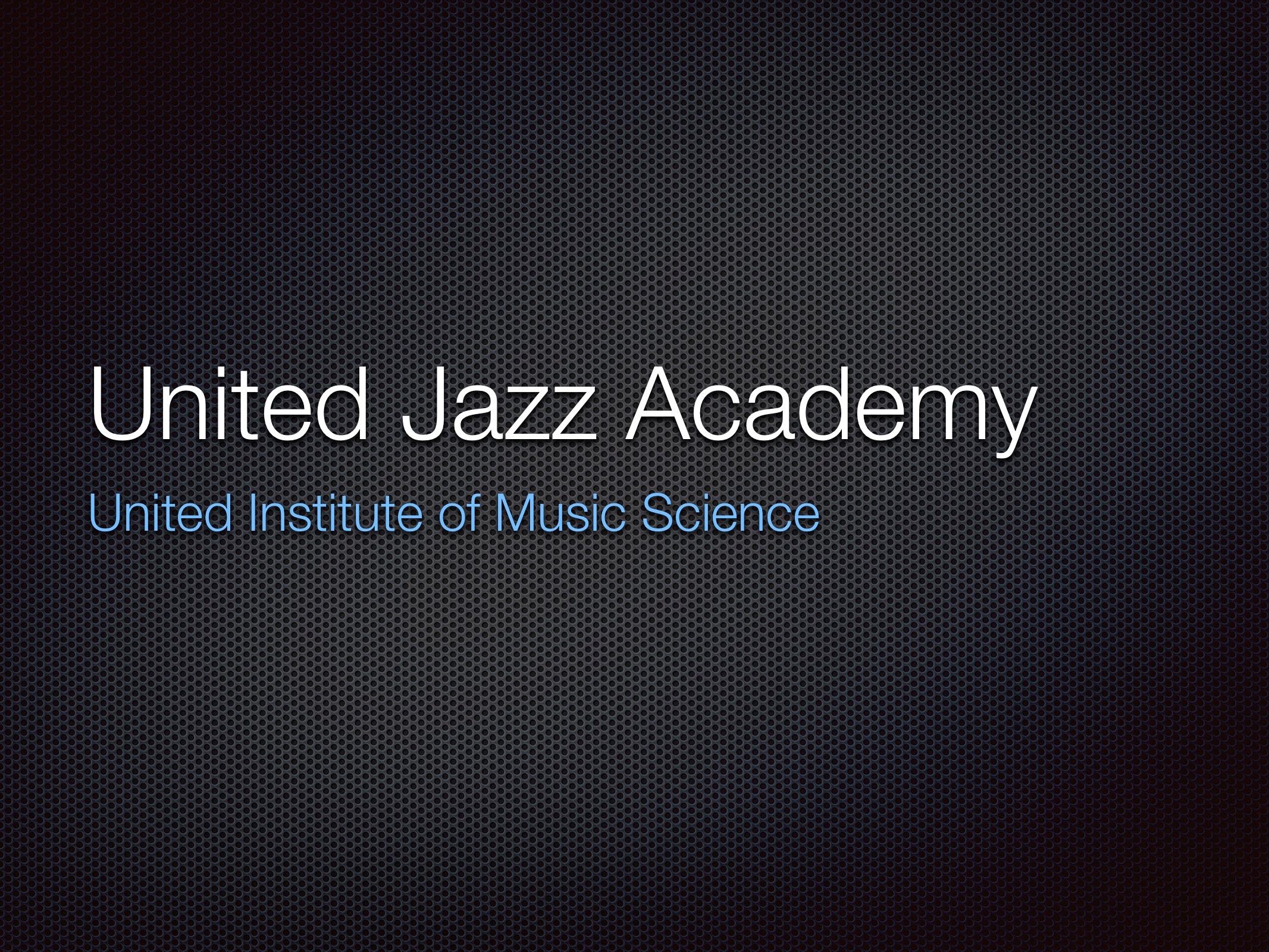 United Jazz Academy