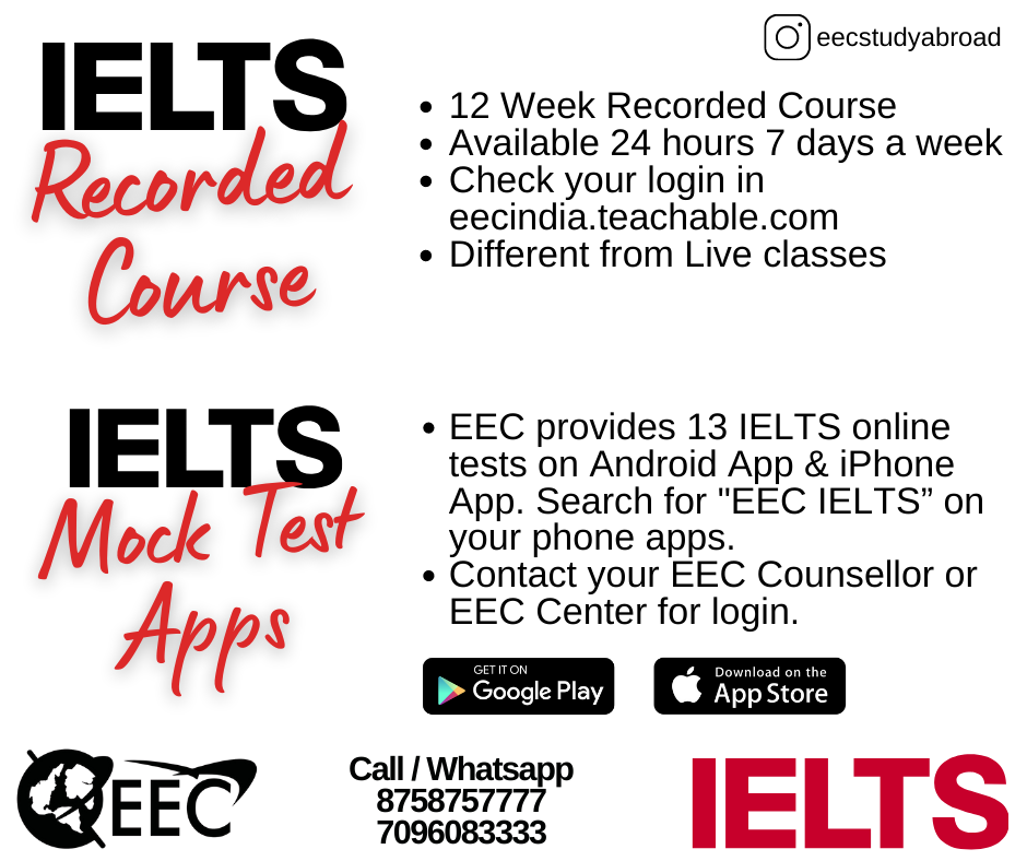 EEC IELTS Online Course 2020 EEC ONLINE COURSES 2020