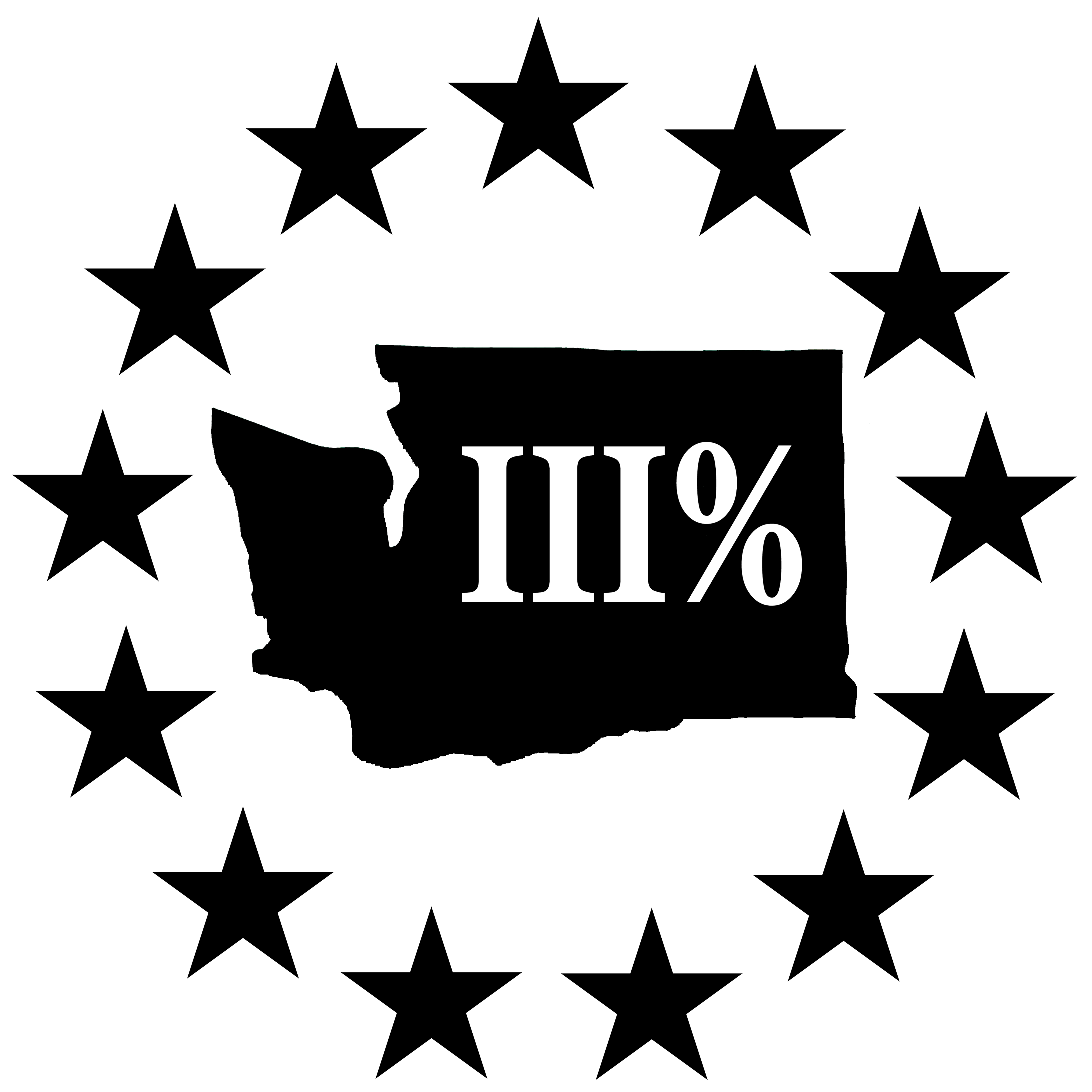 Three Percent of Washington logo