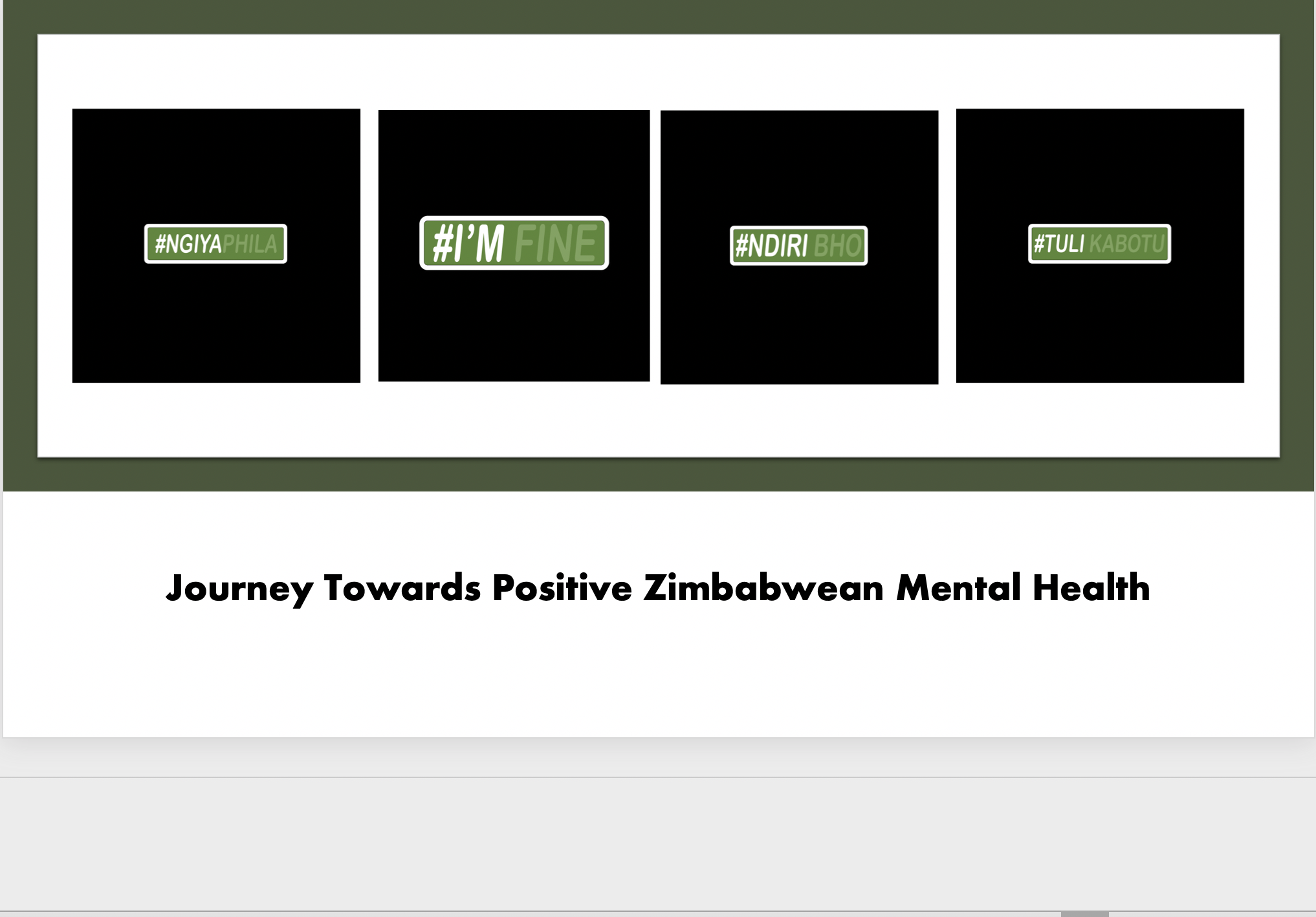 CreateZim - Mental Health Zimbabwe | CreateZim (Powered by Donorbox)