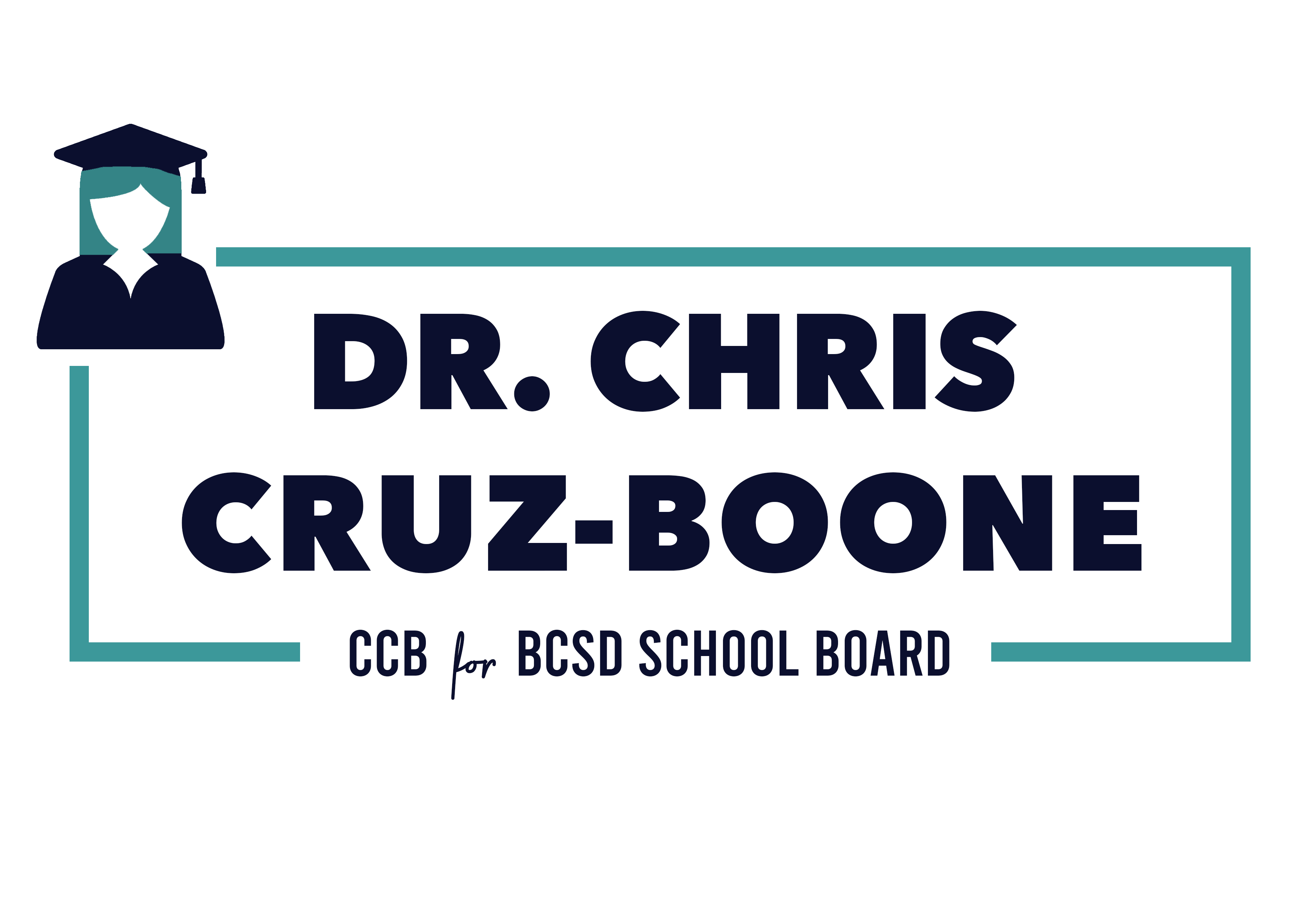 Chris Cruz-Boone for BCSD School Board logo