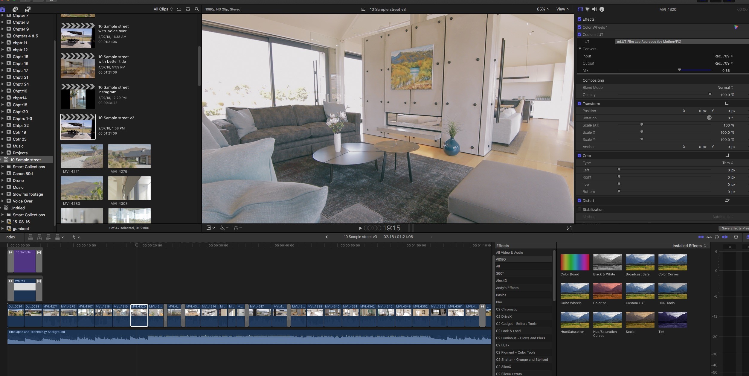 final cut pro effects free for real estate