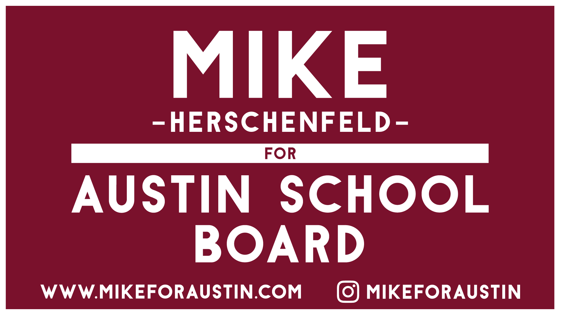 Mike for Austin School Board logo