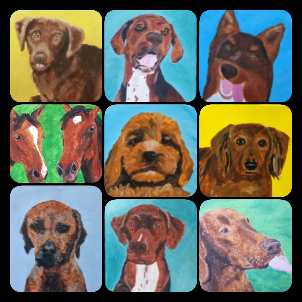 Paint YOUR Pet - Red Brown Animals | Paint with Lovejoy
