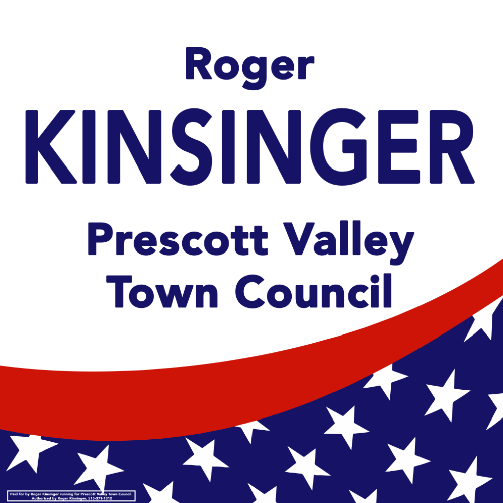 Roger Kinsinger for Prescott Valley Town Council logo