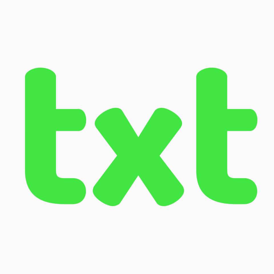 Link txt. Txt логотип. Тхт значок группы. Txt приложение. Один тхт.