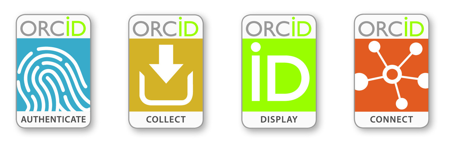 Overleaf's four ORCID badges