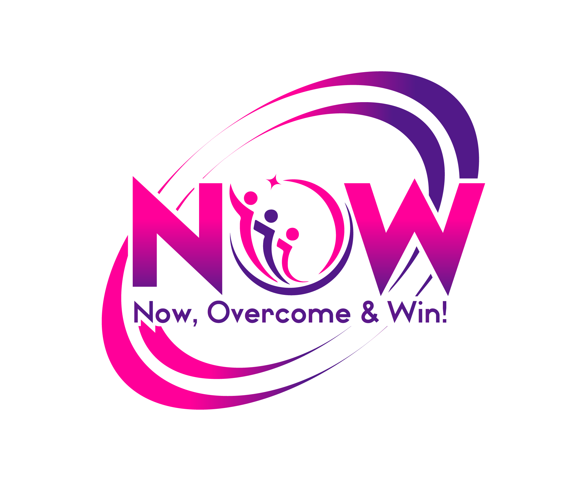 Now, Overcome and Win! logo