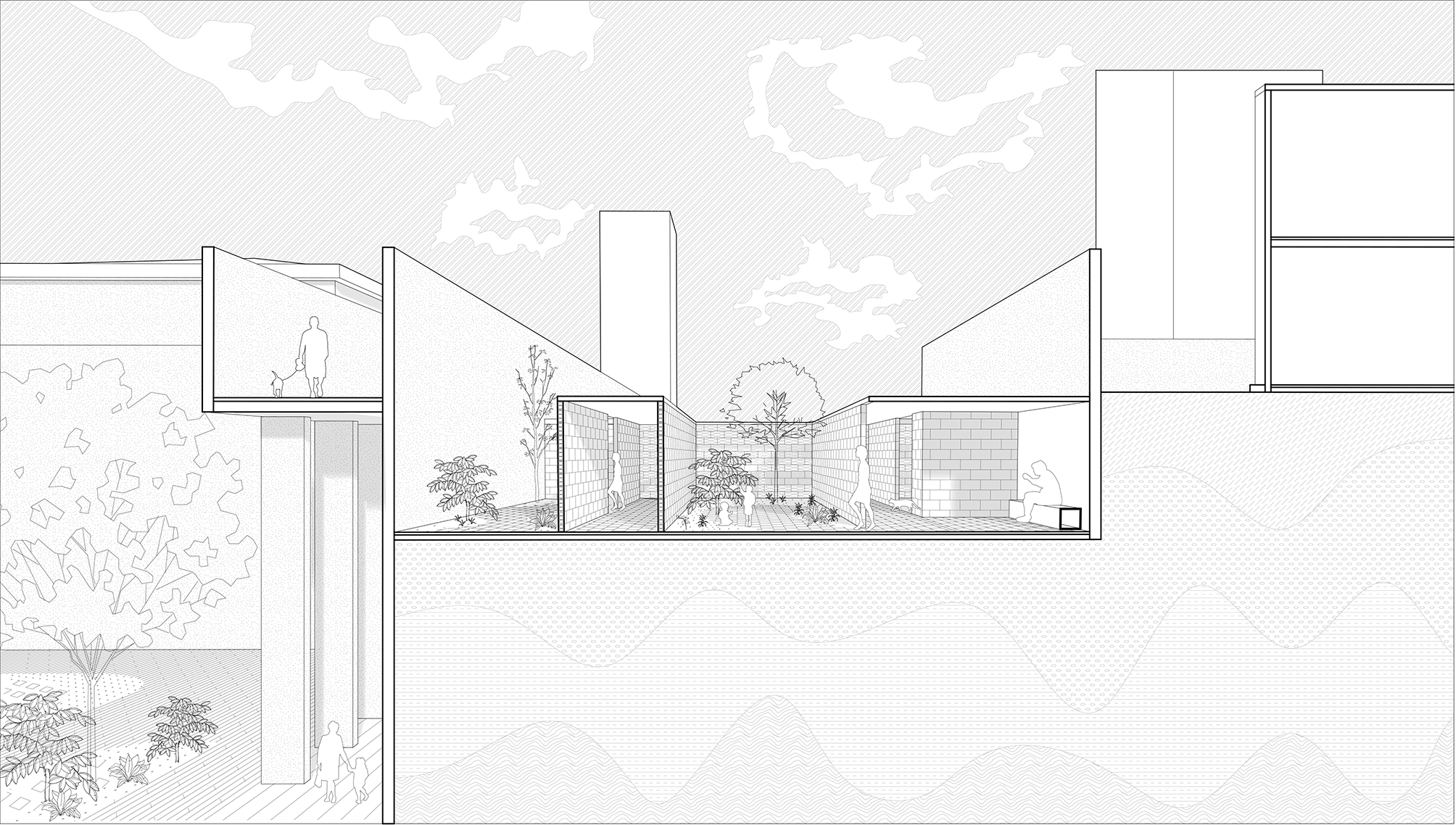 Section Drawing - Columbia GSAPP