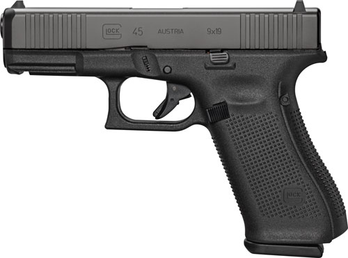 Glock PA455S201 45 – Semi Auto Pistol, Fixed Sight 10 Round W/ Front Serrations – 9mm
