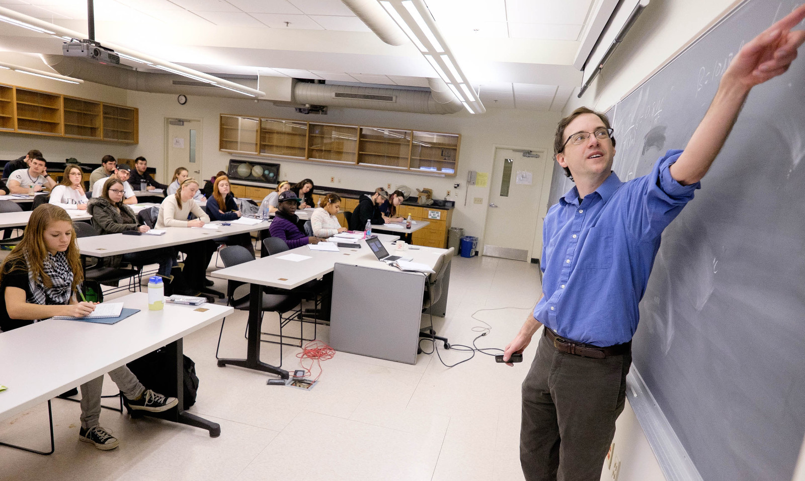 Kevin Schultz teaching at Hartwick College photo