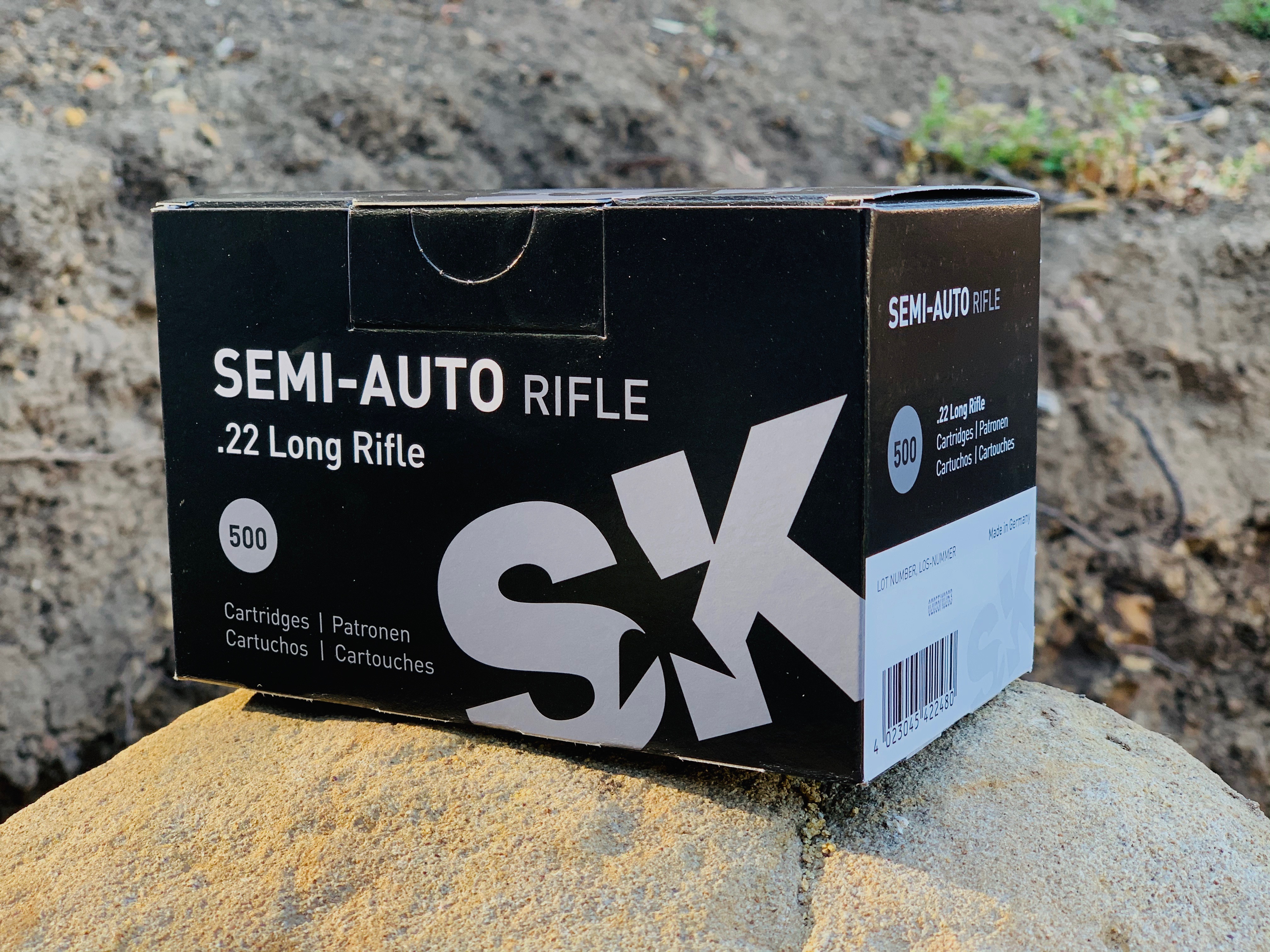 Semi-Auto Rifle 22 LR Ammo 40 Grain Lead Round Nose - 500 pack | Skunk