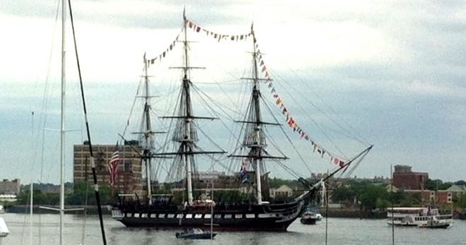 U.S.S. Constitution Turnaround Sail on Adirondack