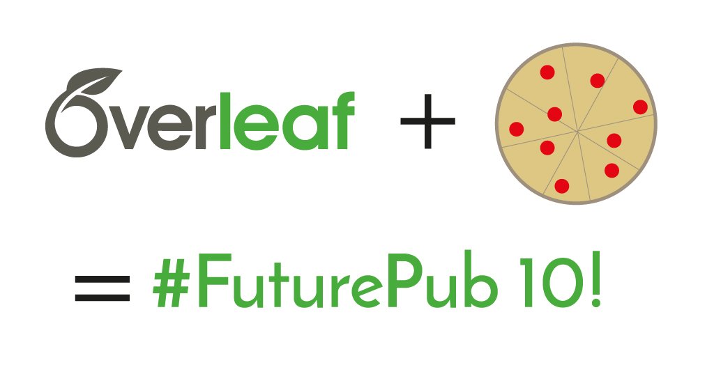 Overleaf FuturePub 10 pizza banner