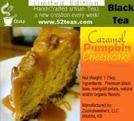 Caramel Pumpkin Cheesecake from 52teas