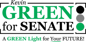 Kevin Green for State Senate logo