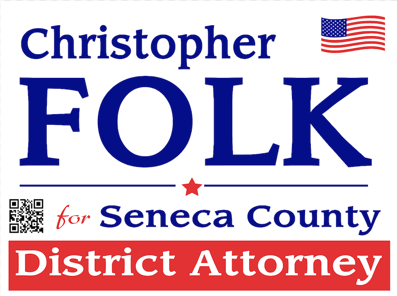 Christopher W. Folk for District Attorney logo