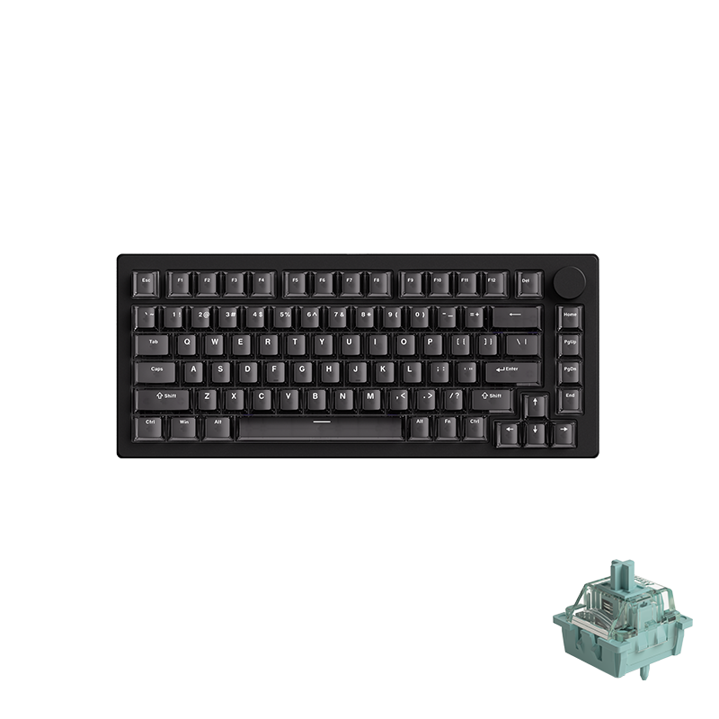 MonsGeek M1 V5 TMR Fully Assembled - Matte Black PC - Micro Center