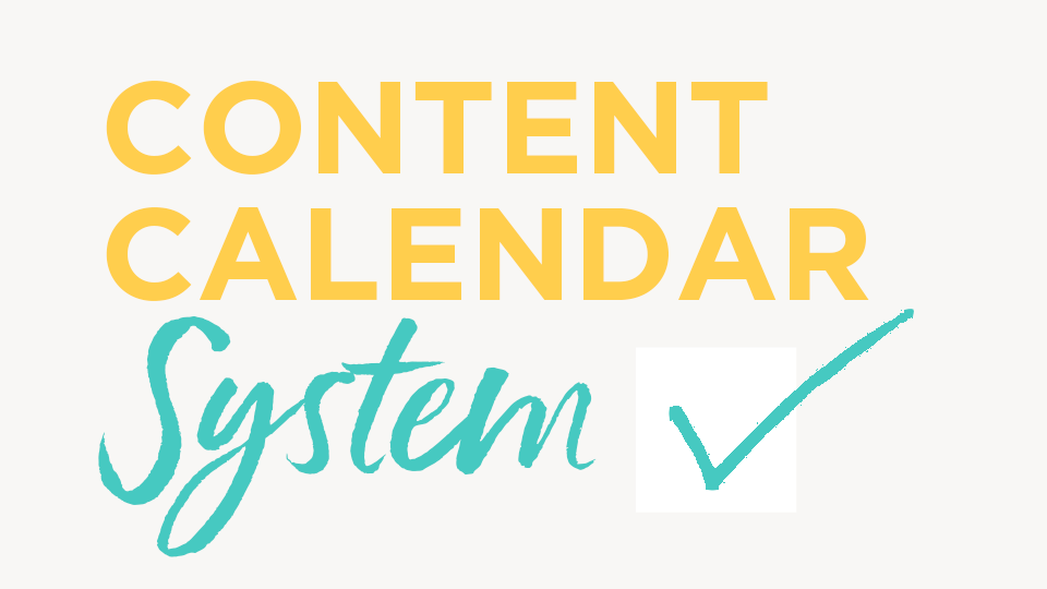 The Content Calendar System ConversionMinded