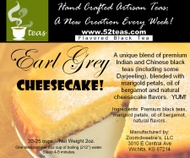 Earl Grey Cheesecake from 52teas