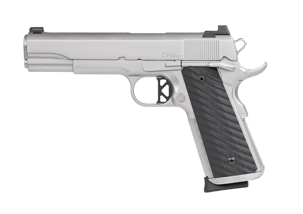 DAN WESSON Valor 45ACP 5″ 8rd Pistol w/ Night Sights | Stainless