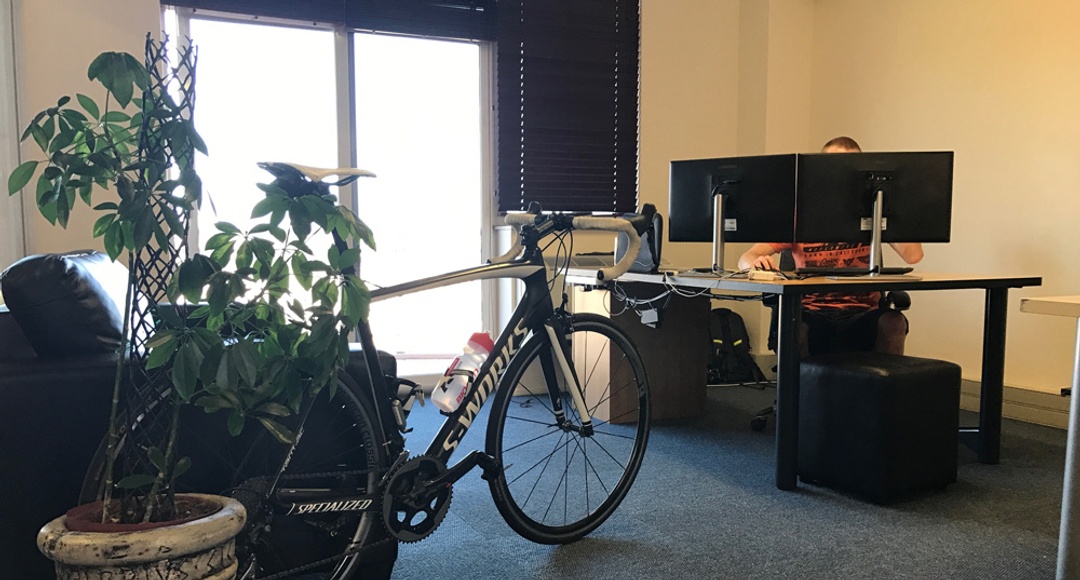 The way some commute into office.