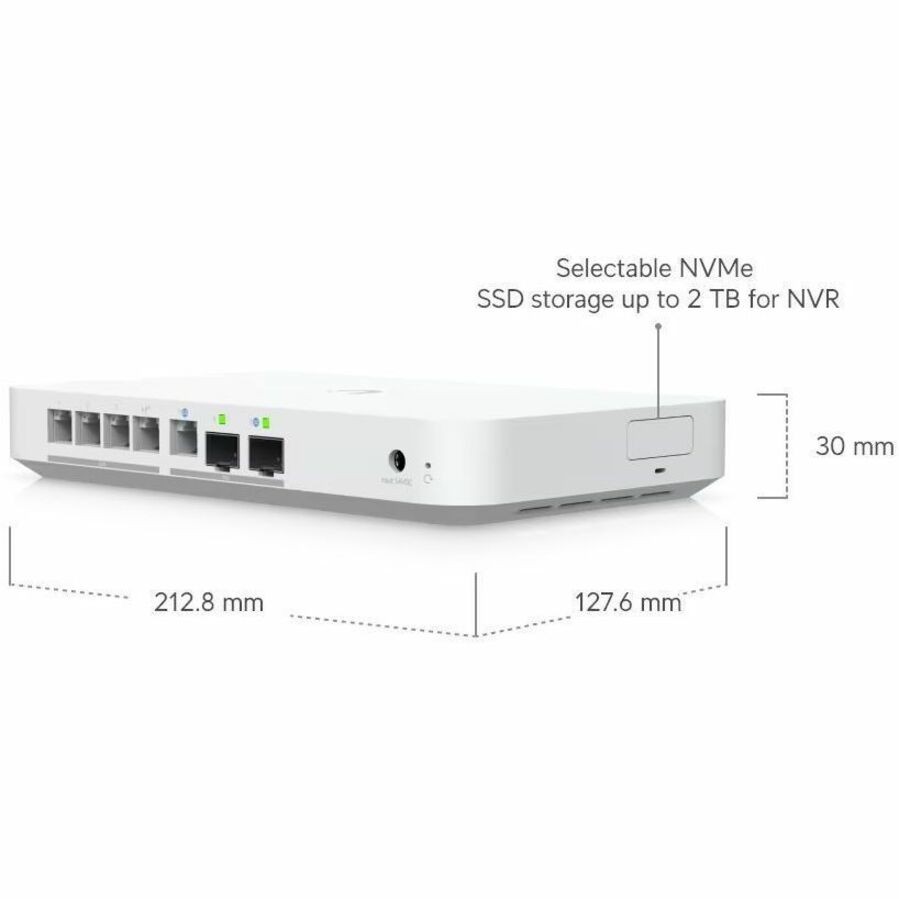 Ubiquiti UCG-FIBER Cloud Gateway Fiber 5 Ports - 4 RJ-45 Port(s