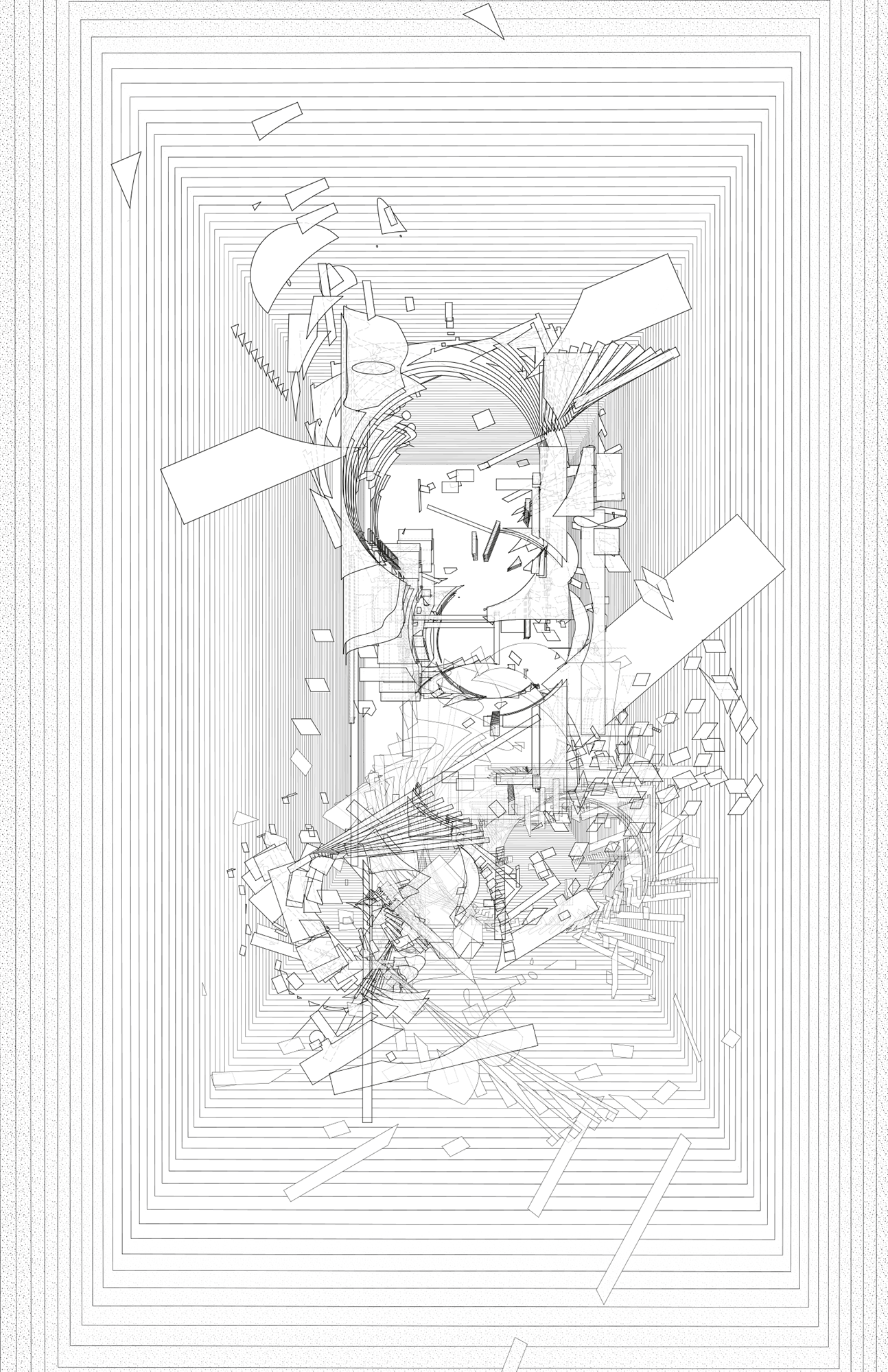 Drawing - Columbia GSAPP