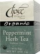Peppermint Herb Tea from Choice Organic Teas