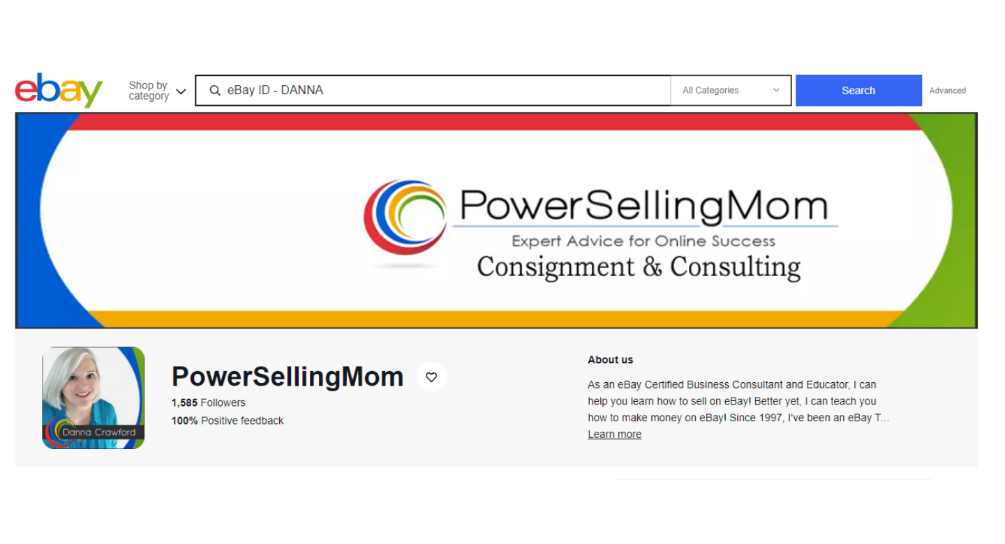 Selling Louis Vuitton Merchandise on  - Power Selling Mom aka Danna  Crawford  Expert