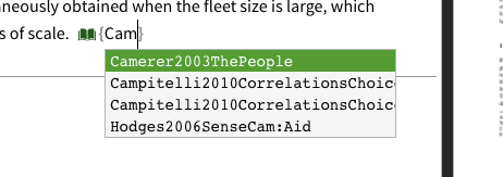Overleaf auto-completes citations from your bib files in rich text mode