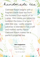 Oatmeal-Raisin from Handmade Tea