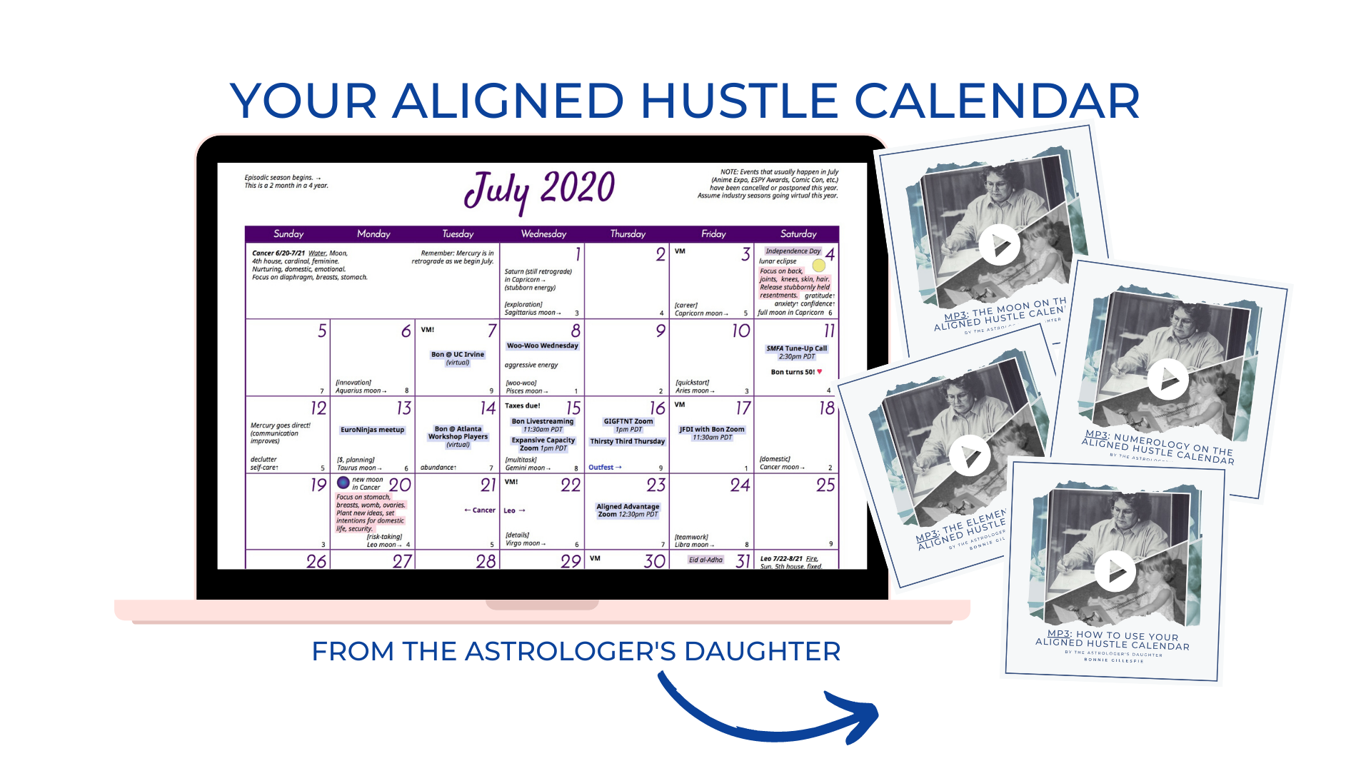 Aligned Hustle Calendar Bonnie Gillespie