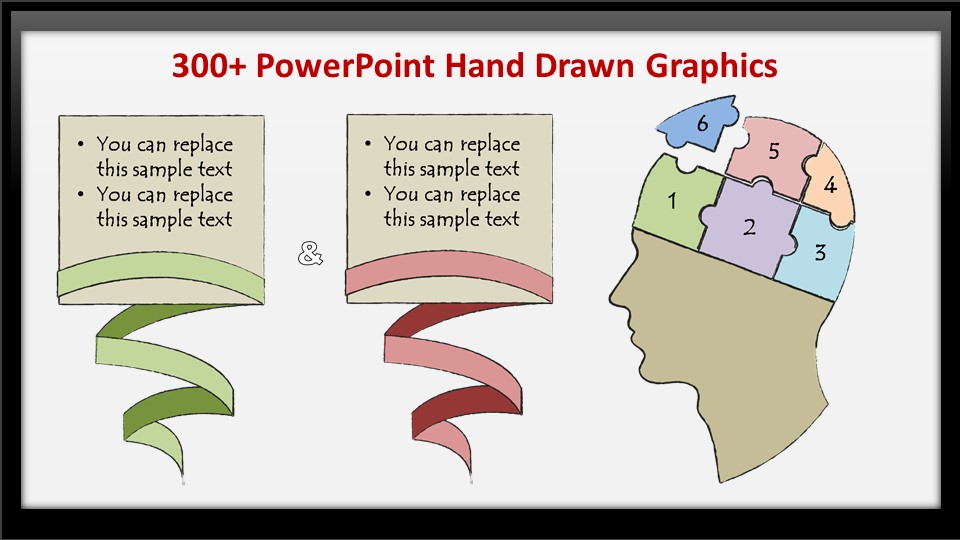 PowerPoint Hand Drawn Graphics Pack