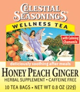 Honey Peach Ginger Wellness Tea from Celestial Seasonings