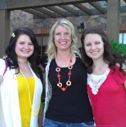 Barbara Boss, Britany Kelsch, and Aubrey Boss