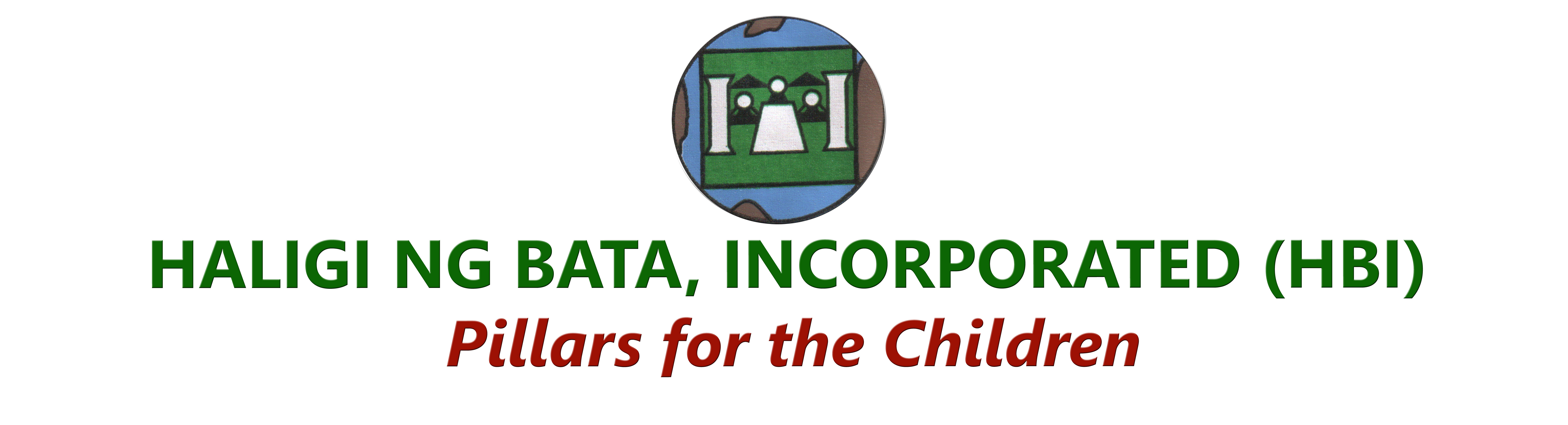 Haligi ng Bata, Inc. (Pillars for the Children) logo