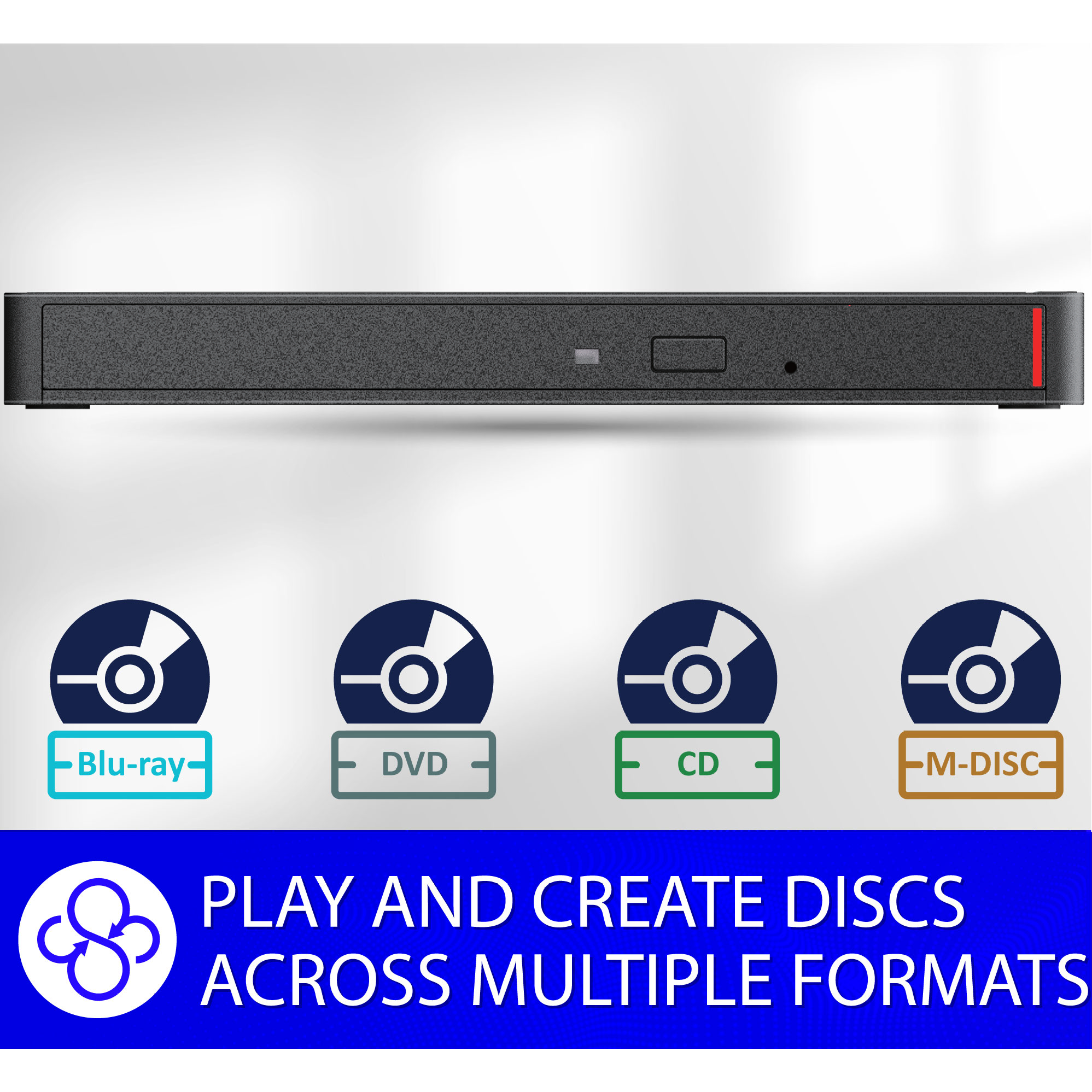 BUFFALO Mediastation 6X Portable BDXL Blu-Ray Writer with M-Disc