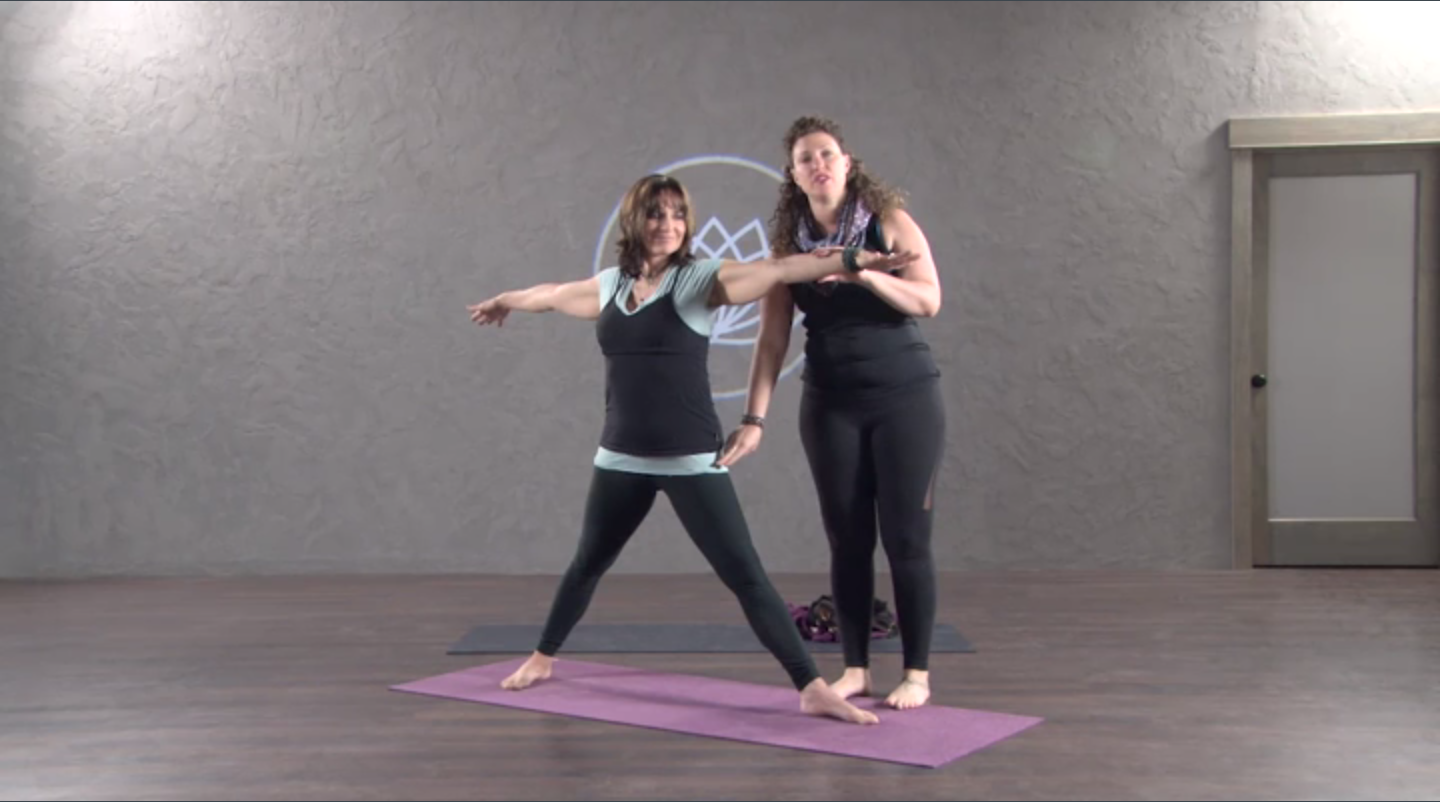 Revolved Triangle pose