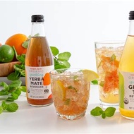 Organic Sparkling Green Tea Beverage with Grapefruit & Mint Flavors from Trader Joe's