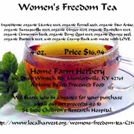 Women's Freedom Tea from Home Farm Herbery