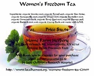 Women's Freedom Tea from Home Farm Herbery