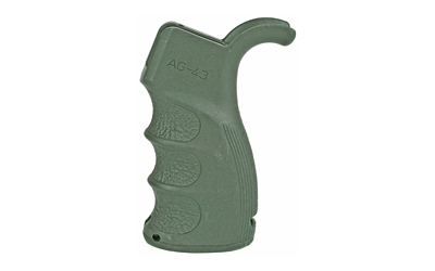 FAB Defense AG-43 Tactical Ergonomic Pistol Grip Polymer With OD Green Finish & Finger Grooves for AR-15 for M16 for M4