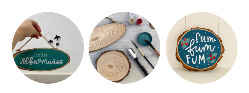 Curso online lettering en madera