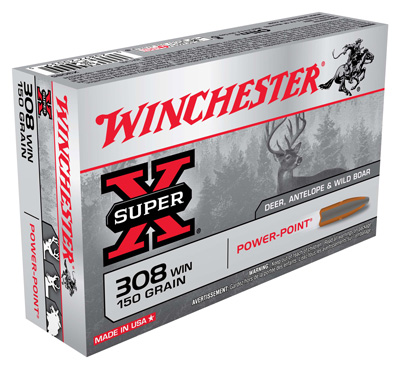 308 WINCHESTER 150GR POWER-POINT 20/BOX