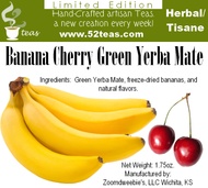 Banana Cherry Green Yerba Mate from 52teas