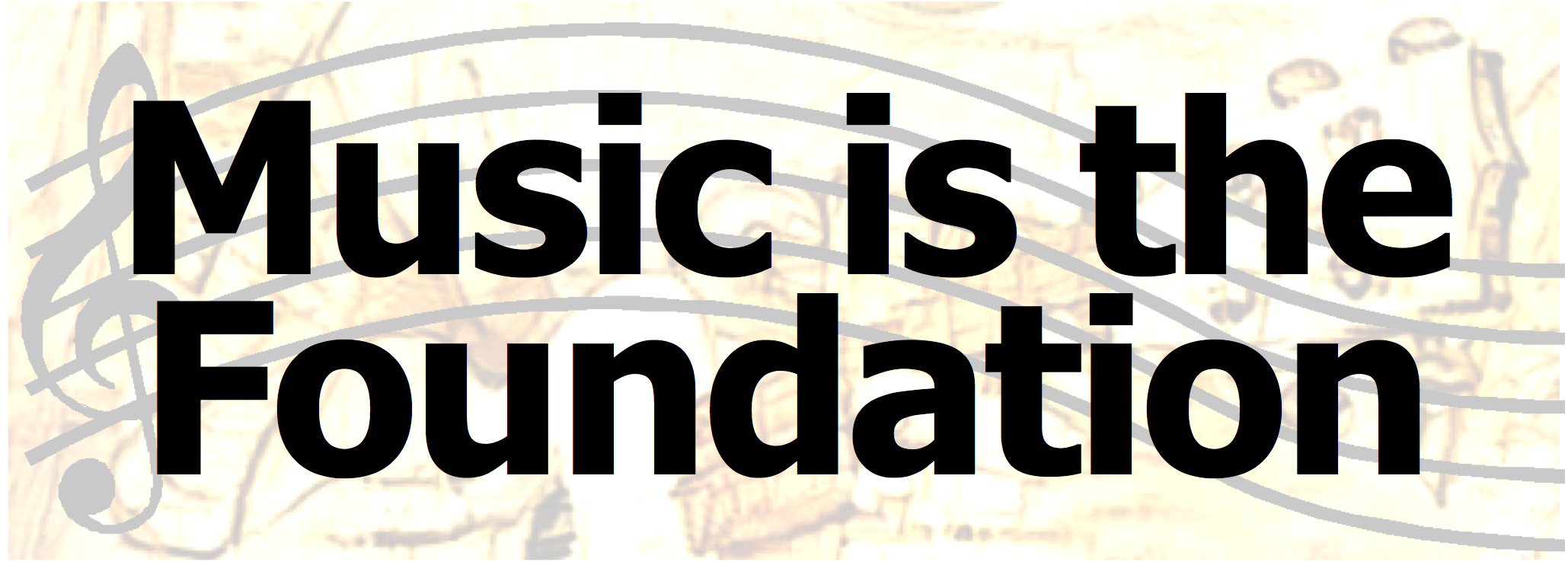 Music is the Foundation logo